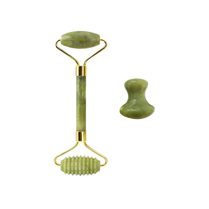 100 % Naturstein Gua Sha & Jade Roller Set – Pure Beauty. Natürlich gepflegt.