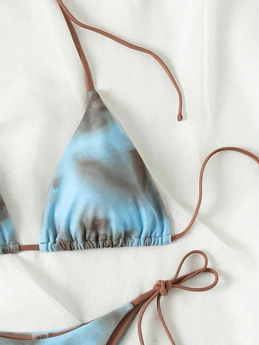 Tie-Dye Bikini-Set – farbenfroh, sexy & absolut im Trend