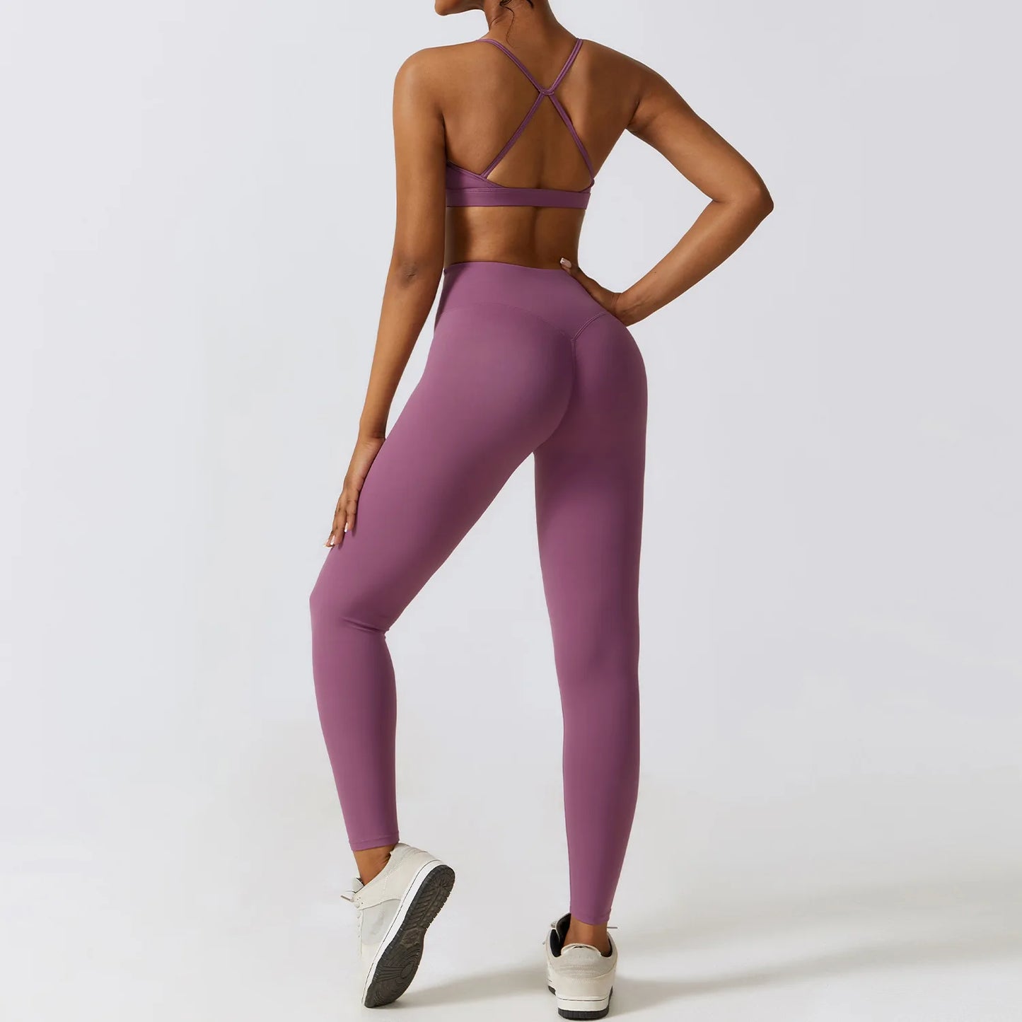 Stylisches 3er Set Workout Outfit für Damen – Perfekt für Fitness, Yoga & Sport