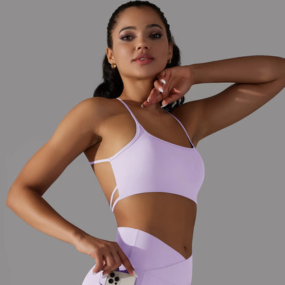 Frauen Kreuz-Sport-BH – Yoga & Fitness Tanktop für Damen