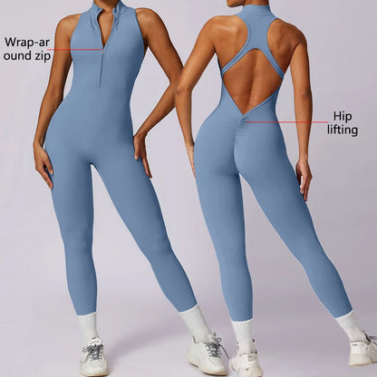 Rückenfreier Sport-Jumpsuit – Sexy, Funktional & Perfekt für dein Workout
