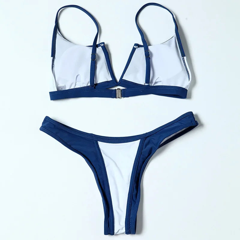 Denim-Style Bikini-Set – cool, sexy & perfekt für den Sommer