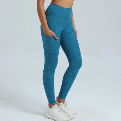 V-Taille Yogahose mit Scrunch-Effekt – Figurbetont & funktional 🍑🖤