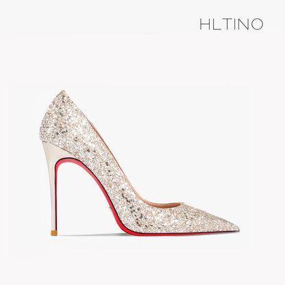 Glitter Red Bottom Heels – Glamour in deiner Lieblingshöhe