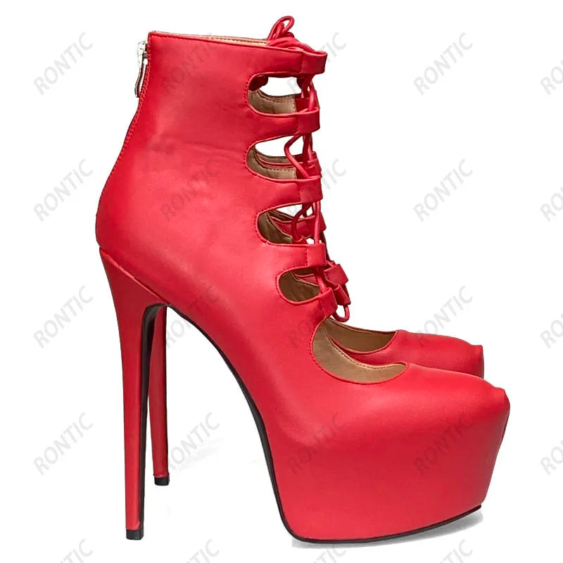 Lace-Up Pumps mit Wow-Effekt – handgefertigte Eleganz für deinen großen Auftritt 💥