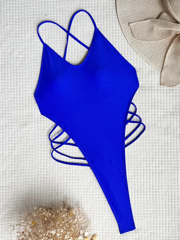 Criss-Cross Monokini – rückenfrei, extrem sexy & ultramodern
