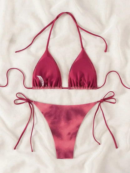 Tie-Dye Bikini-Set – farbenfroh, sexy & absolut im Trend