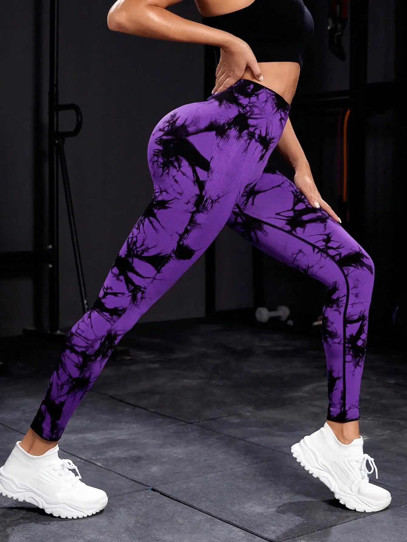 Tie-Dye Yoga Leggings – Perfekter Sitz & Stylischer Look