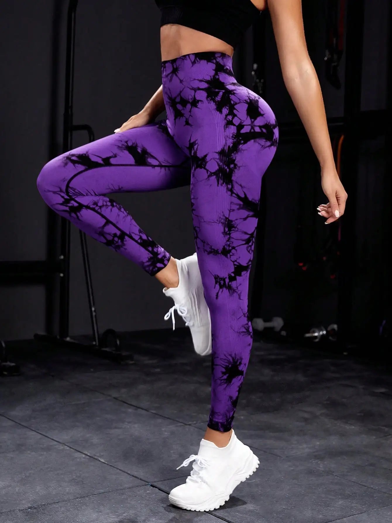 Tie-Dye Yoga Leggings – Perfekter Sitz & Stylischer Look