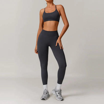 Power Look fürs Workout 💪 2-teiliges Seamless Yoga Set