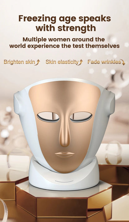 VanCostar Premium LED-Gesichtsmaske mit 807 LEDs & Rotlicht-Therapie – Dein persönliches Luxus-Spa zuhause! ✨