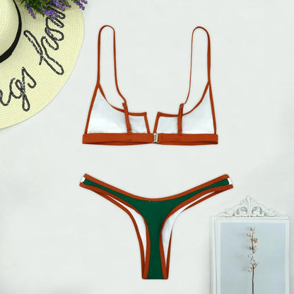 Denim-Style Bikini-Set – cool, sexy & perfekt für den Sommer