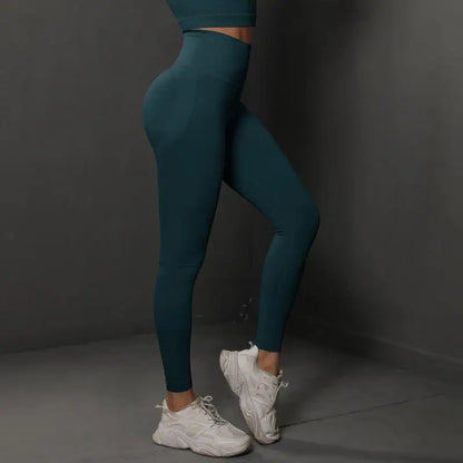 Nahtlose Fitness-Leggings – Push-Up & Hohe Taille für Perfekten Halt