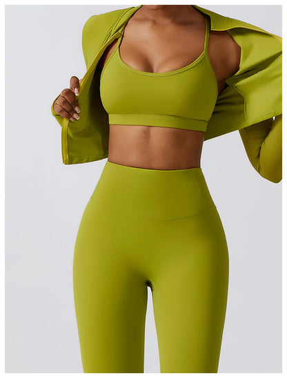 Stylisches 3er Workout Outfit für Damen – Dein perfekter Begleiter für Fitness und Gym