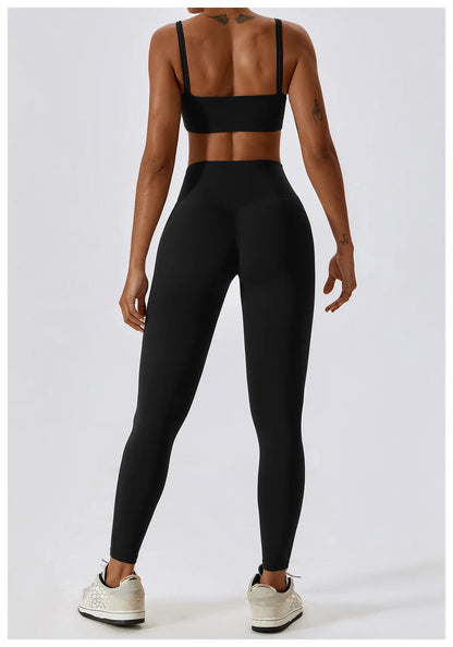 2-teiliges Yoga-Set – Nude Feel für Höchsten Komfort und Stil