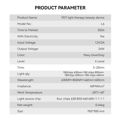 HALLO L6 Faltbare LED-Maske – Dein Beauty-Studio für zu Hause! 🌈