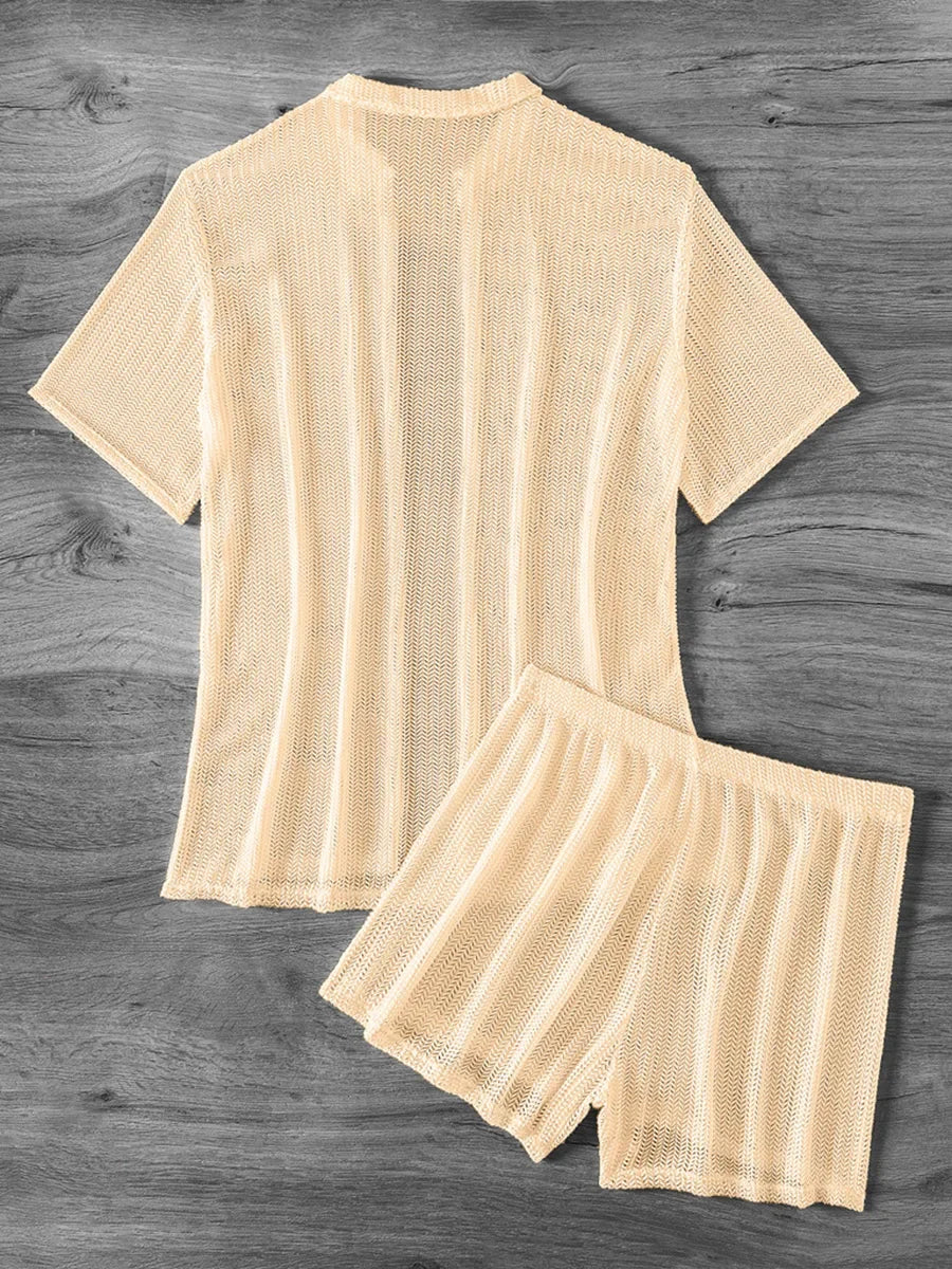 Gehäkeltes Strand-Set mit Shorts – lässig, sexy & perfekt für Strandtage