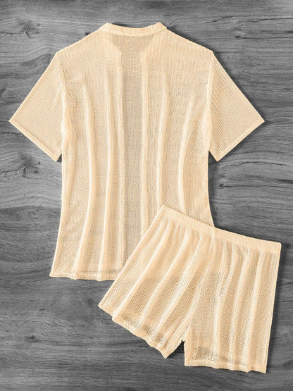 Gehäkeltes Strand-Set mit Shorts – lässig, sexy & perfekt für Strandtage
