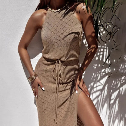 Gehäkelte Neckholder-Tunika – stylisch, luftig & perfekt für heiße Sommertage