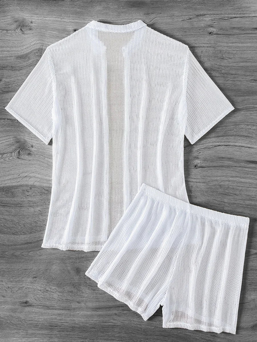 Gehäkeltes Strand-Set mit Shorts – lässig, sexy & perfekt für Strandtage
