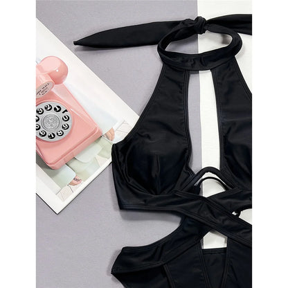 Cut-Out Monokini mit V-Bar – sexy, gestützt & modern geschnitten