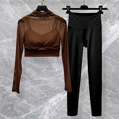 2-teiliges Nahtloses Yoga-Set – Perfekt für dein Workout