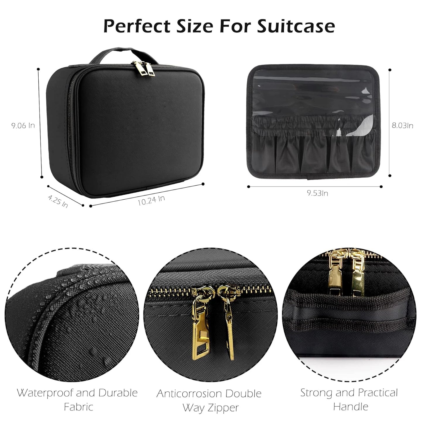 Make-up Organizer mit Spiegelleuchte – deine Beauty-Oase to go!