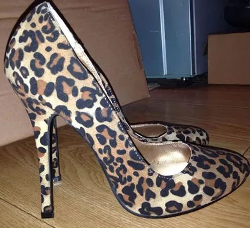 Wild & classy – Leopard High Heels mit edlem Horse-Hair-Finish