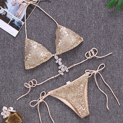 Pailletten & Diamant Bikini – ultra sexy, glitzernd & auffällig elegant