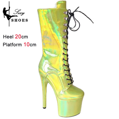 Laser Shine Ankle Boots – Für deinen glänzenden Auftritt