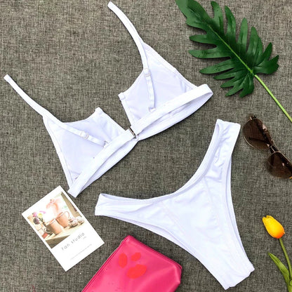 Denim-Style Bikini-Set – cool, sexy & perfekt für den Sommer
