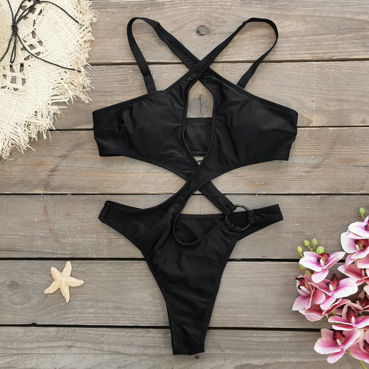 Cut-Out Monokini mit Push-up – sexy, modern & sommerlich stylisch