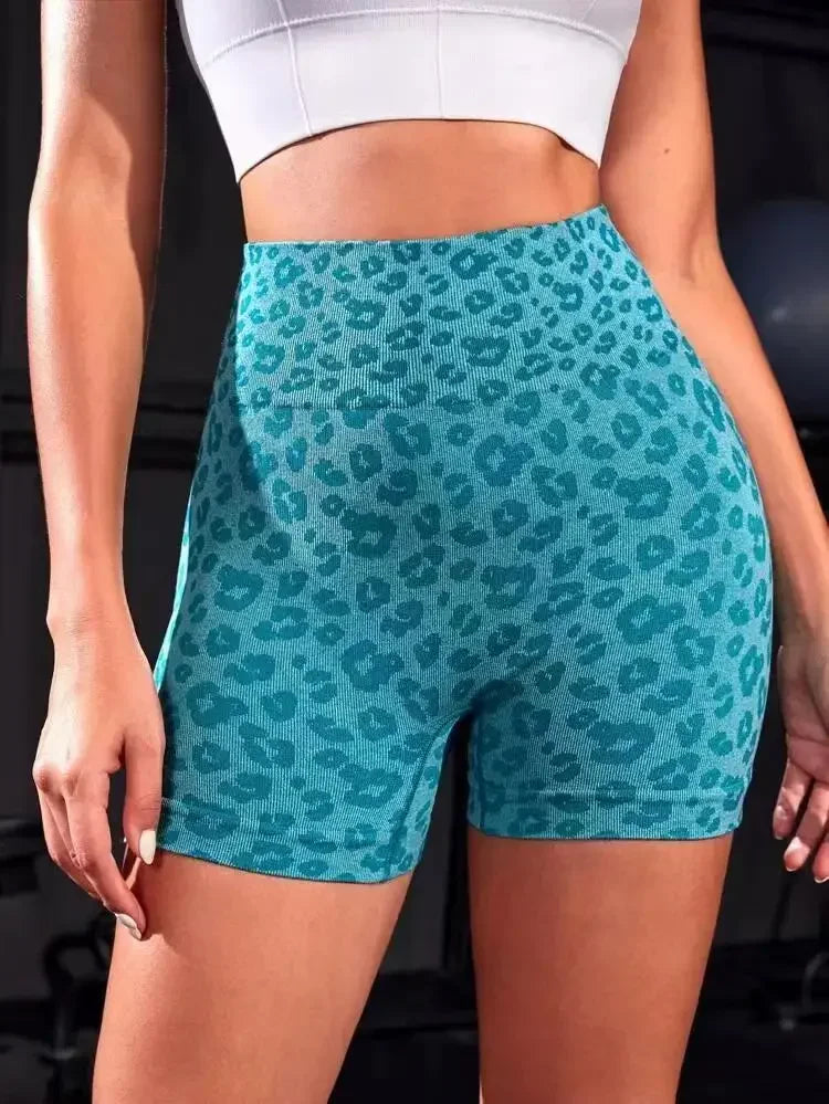 Fierce & Fit – Leopard Print Shorts 🐆🔥