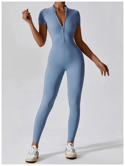 Slim Fit Zipper Jumpsuit – Feminine Power in One Piece