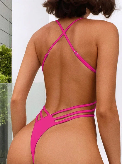 Micro-Tanga Monokini – minimalistisch, sexy & rückenfrei