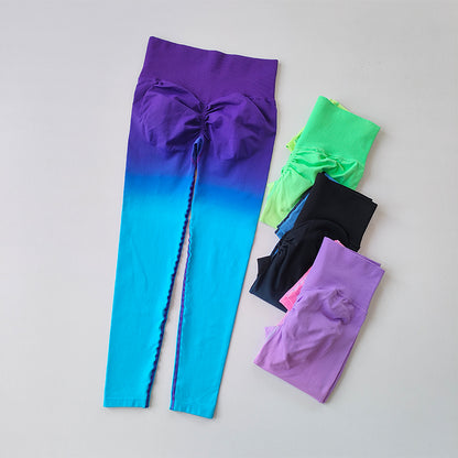 Gradient Goals – Seamless Push-Up Leggings 💫