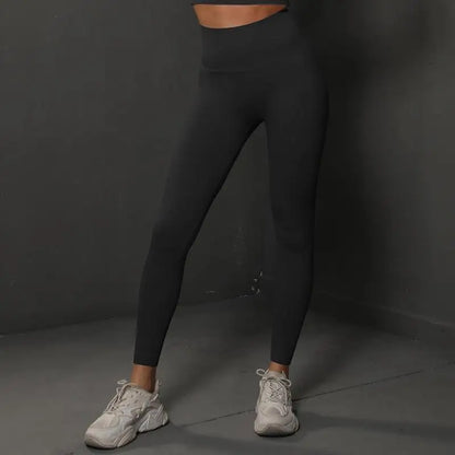 Nahtlose Fitness-Leggings – Push-Up & Hohe Taille für Perfekten Halt