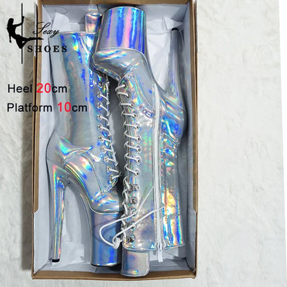 Laser Shine Ankle Boots – Für deinen glänzenden Auftritt