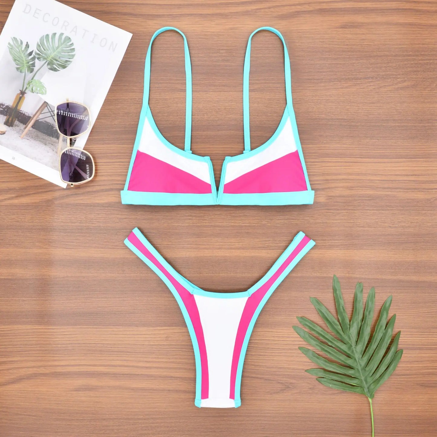 Denim-Style Bikini-Set – cool, sexy & perfekt für den Sommer