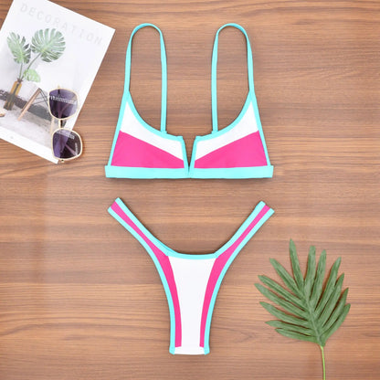 Denim-Style Bikini-Set – cool, sexy & perfekt für den Sommer