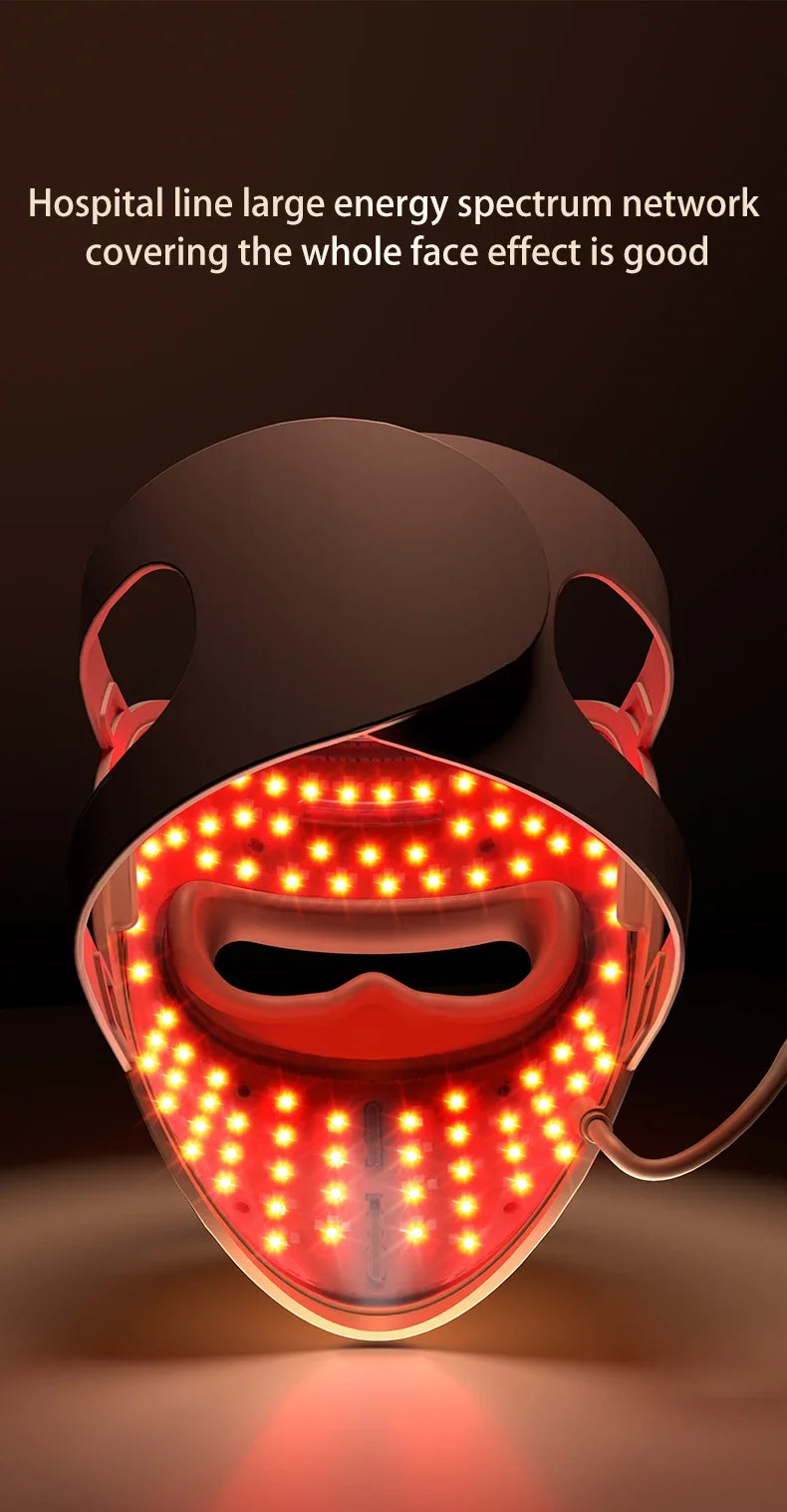 Gesichts-Photon-Schönheitsmaske mit 320 LEDs ✨
