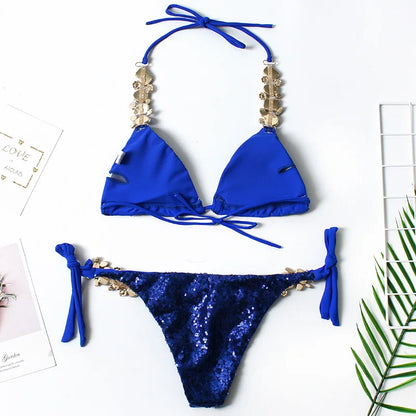 Pailletten-Strass Bikini – funkelnd, feminin & gemacht für den großen Auftritt