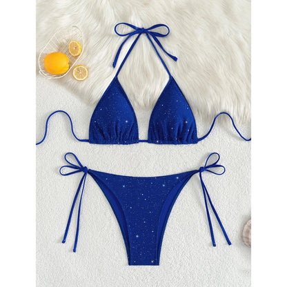 Glitter High-Cut Bikini – glänzend, sexy & ideal für heiße Sommertage
