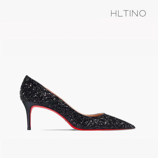 Glitter Red Bottom Heels – Shine bright, walk bold