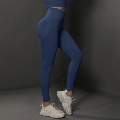 Nahtlose Fitness-Leggings – Push-Up & Hohe Taille für Perfekten Halt