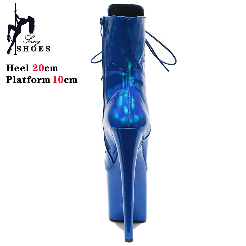 Magic Laser Ankle Boots – Glanz, Höhe & Attitude