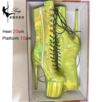 Laser Shine Ankle Boots – Für deinen glänzenden Auftritt