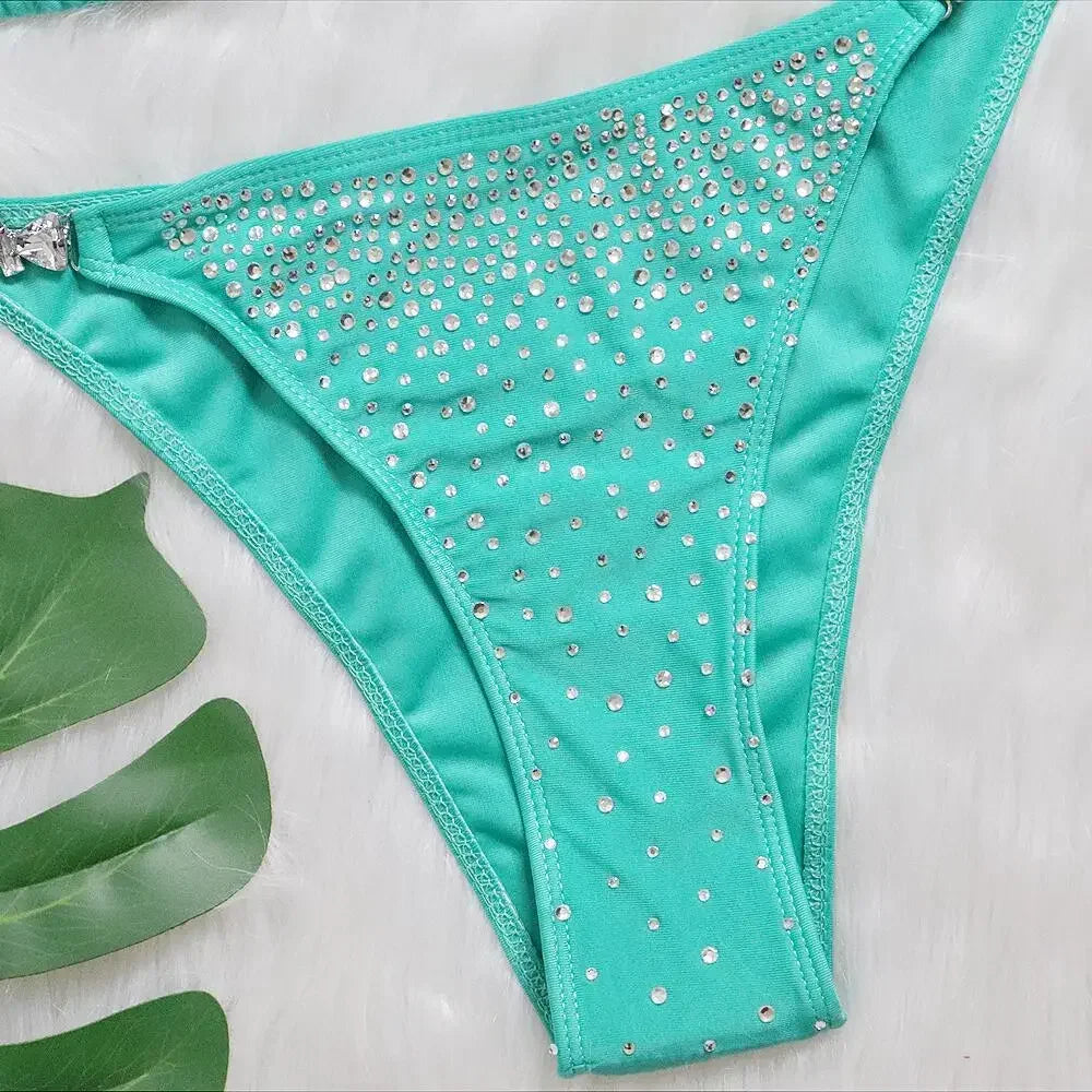 Strass Push-up Bikini – luxuriös, feminin & perfekt für glamouröse Sommer-Looks
