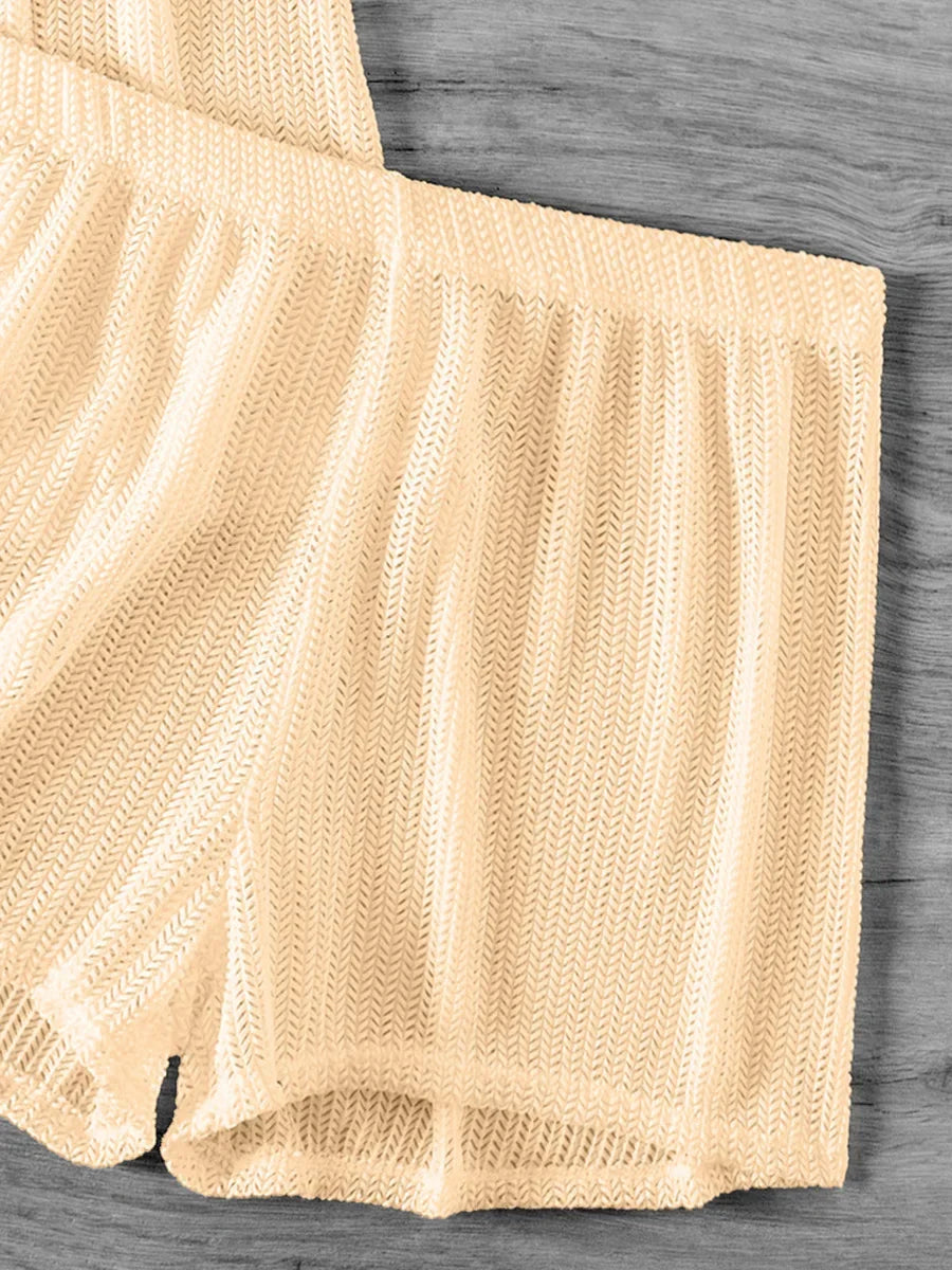 Gehäkeltes Strand-Set mit Shorts – lässig, sexy & perfekt für Strandtage