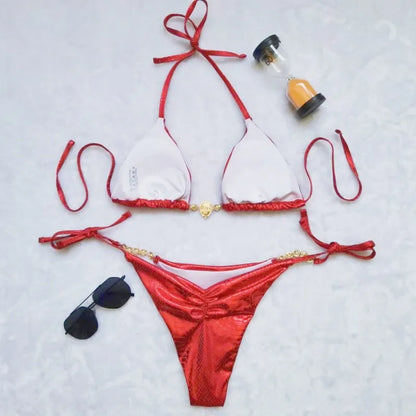 Strass Bikini-Set – glamourös, sexy & perfekt für den Sommer